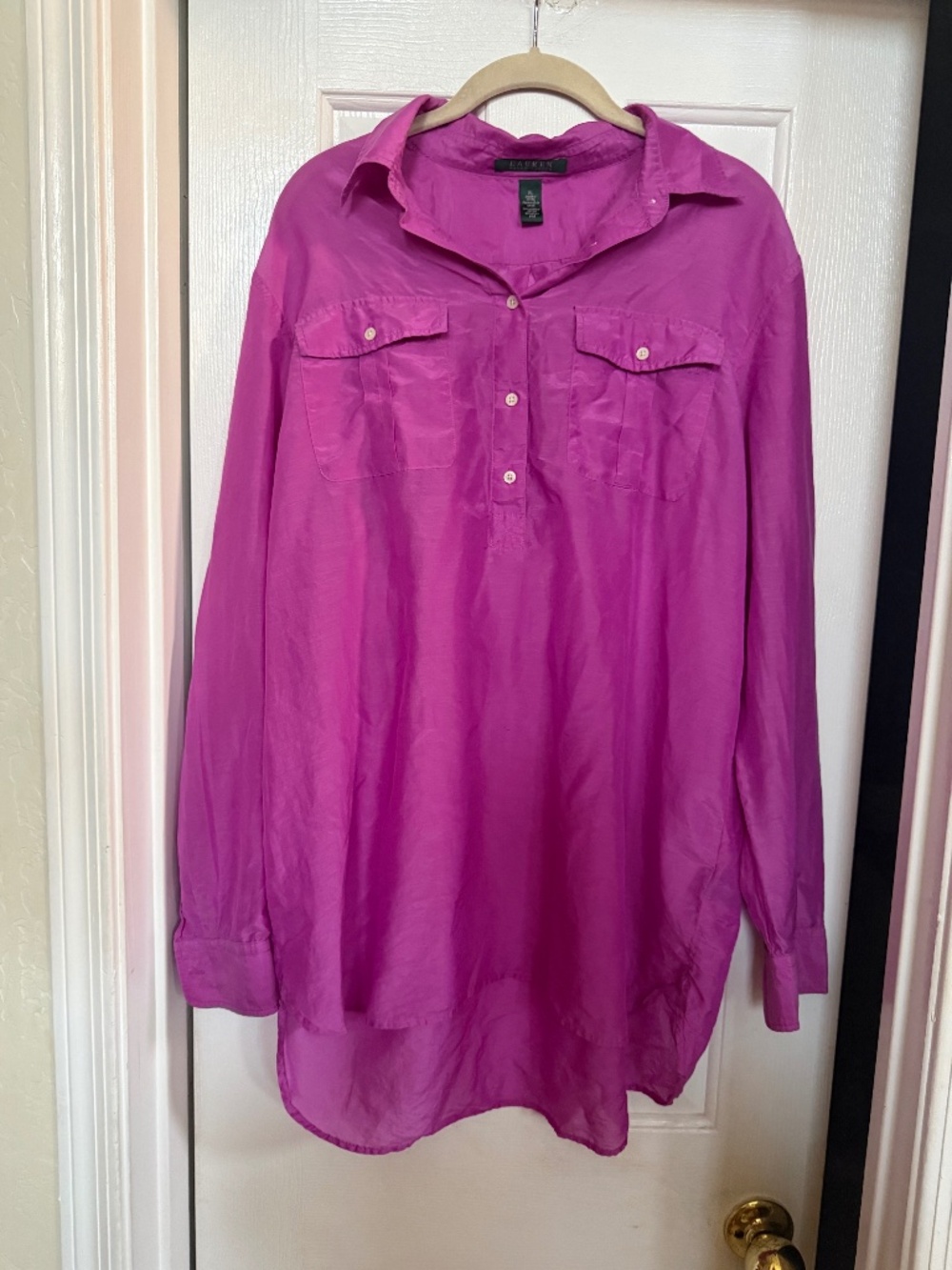 CLASSIC::::Ralph Lauren Women's PINK BlouseSZ XL